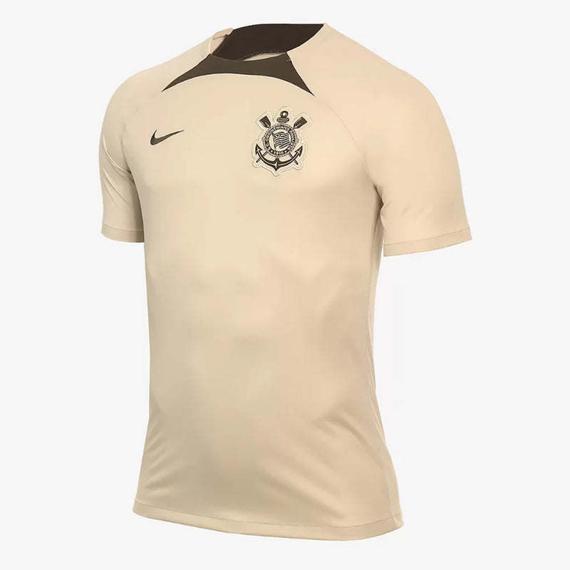 Camiseta Corinthians Treino 2024 Masculina - Bege