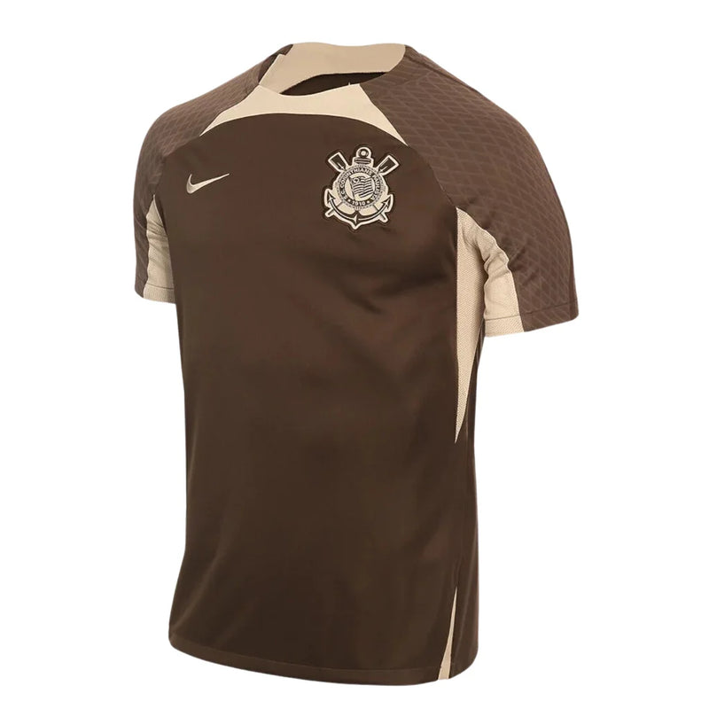 Camiseta Corinthians Treino 2024/25 - Marrom