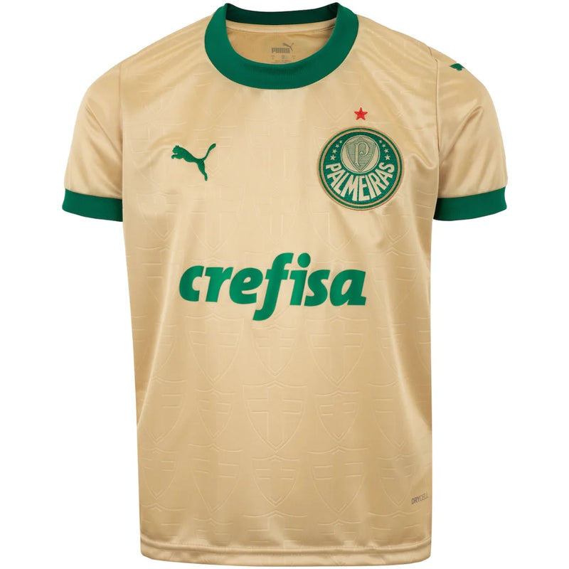 Conjunto Infantil Palmeiras Dourado