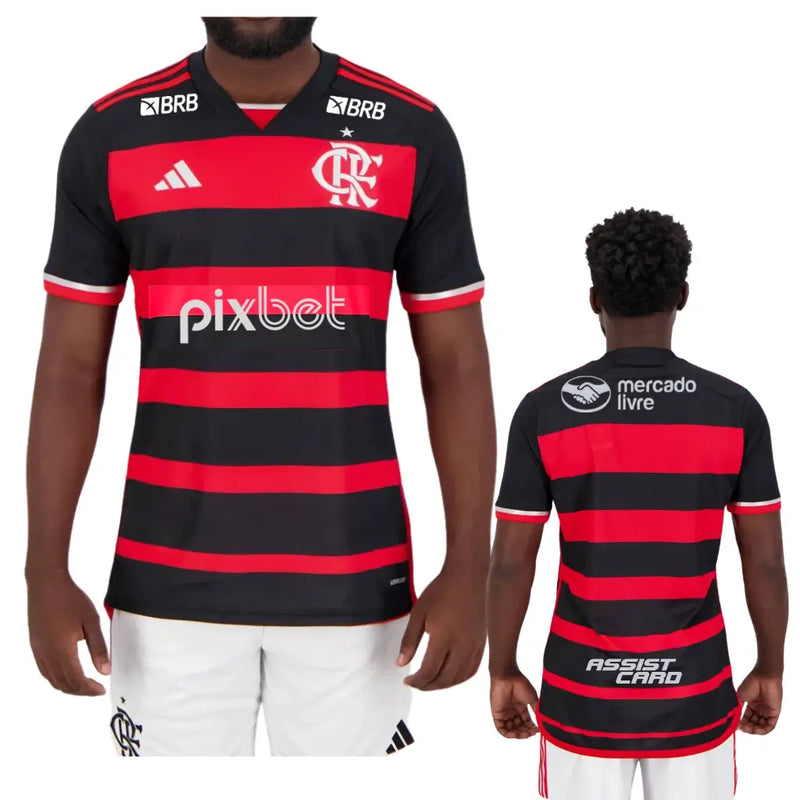 Camisa Masculina Flamengo I 2024/25 - Torcedor Lançamento