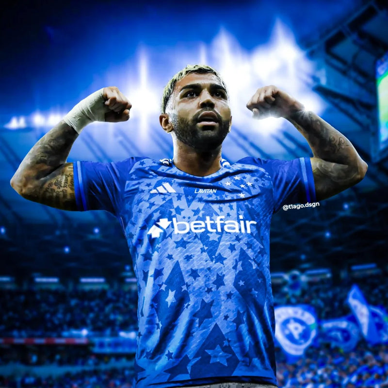 Camisa Masculina Cruzeiro Cabuloso Gabigol 2025