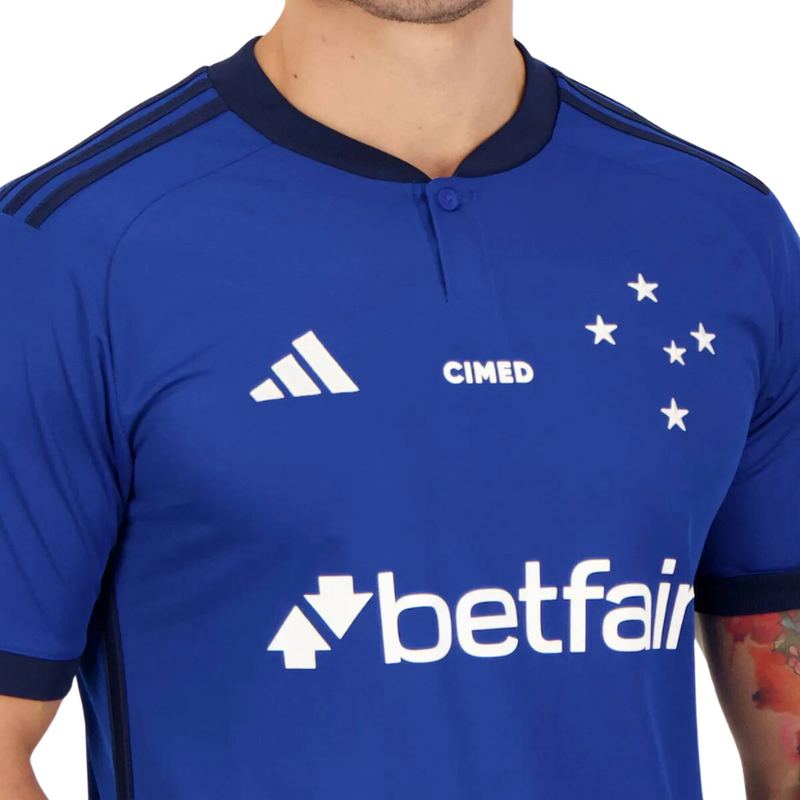 Camisa Masculina  Cruzeiro I 23/24 - Torcedor