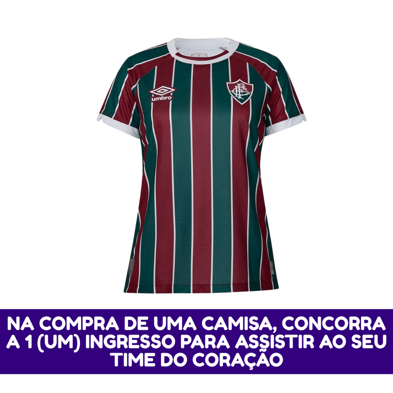 Camisa Feminina Fluminense I 2023/24 - Torcedor