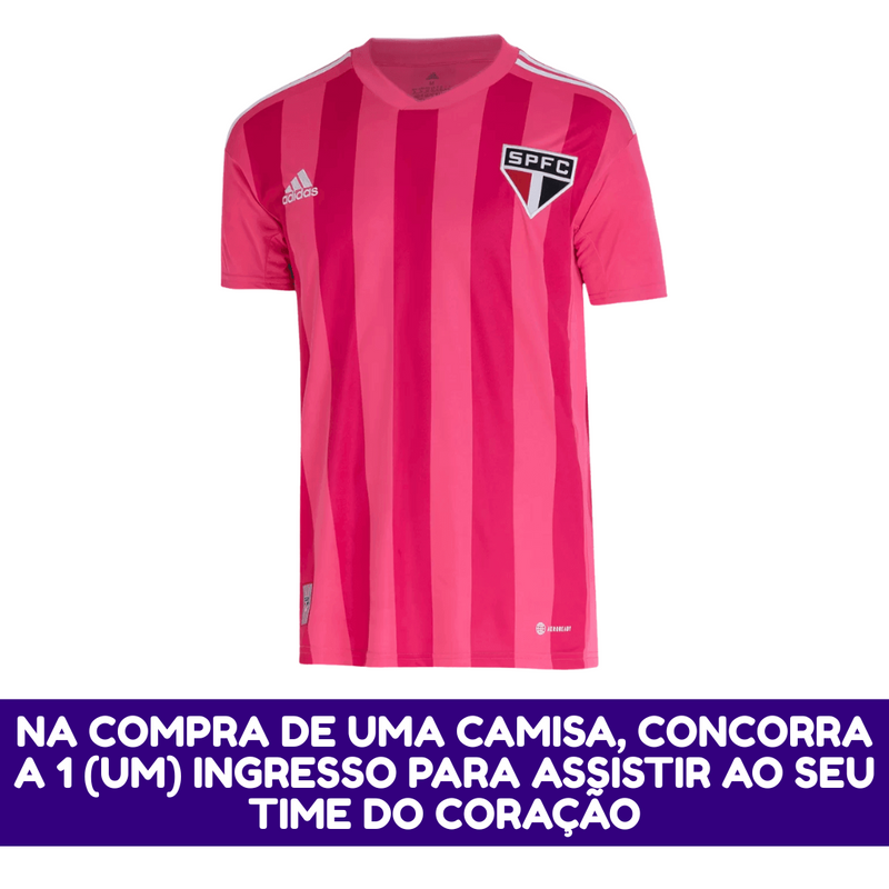 Camisa Masculina São Paulo Outubro Rosa 2022/23 - Torcedor
