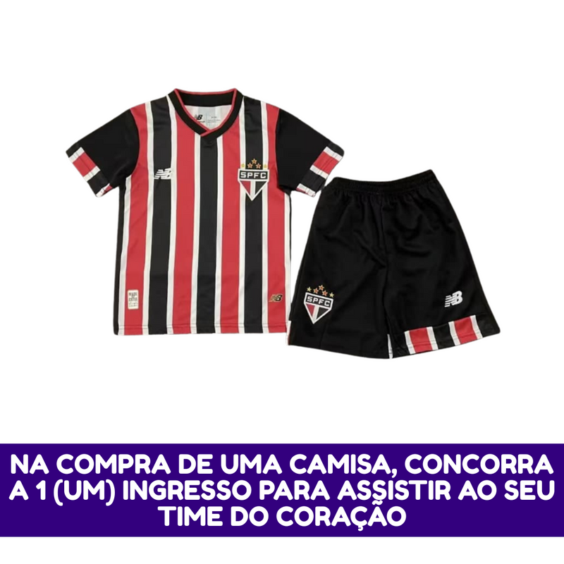 Conjunto Infantil São Paulo 2024/25 - Lançamento