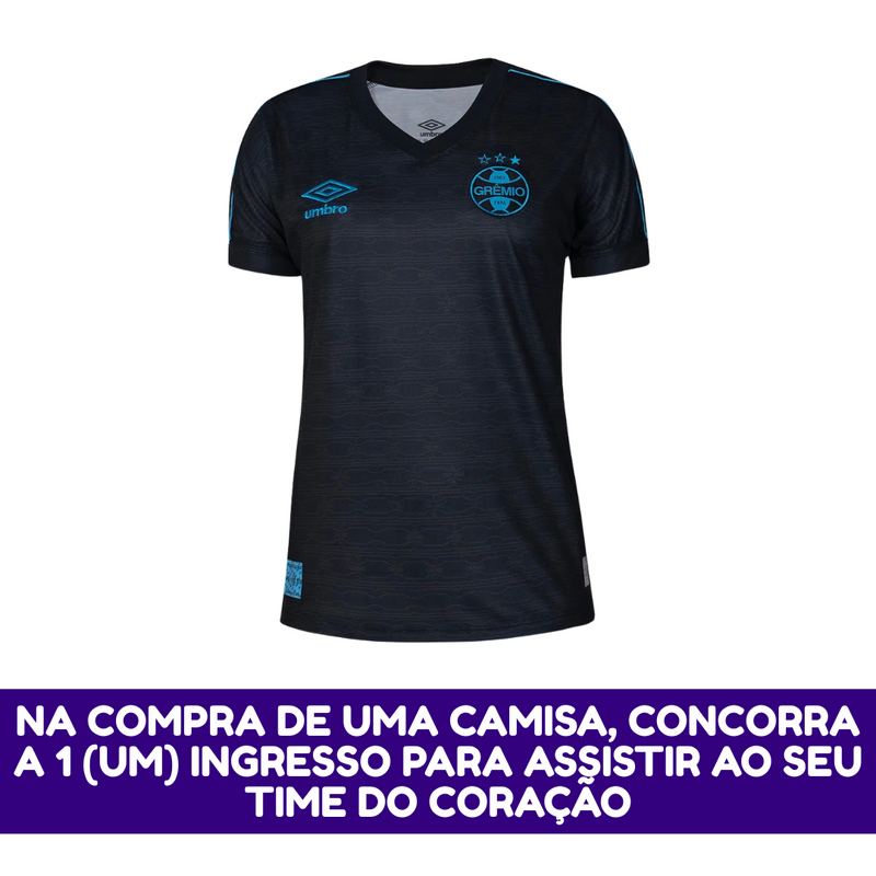 Camisa Feminina Grêmio III 2023/24 - Torcedor