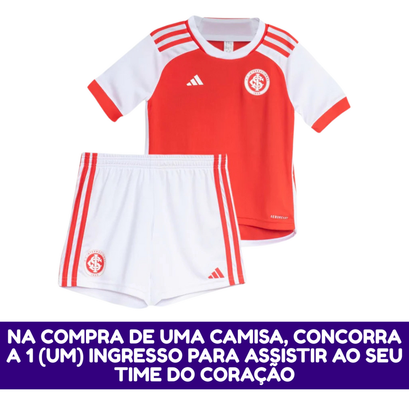 Conjunto Infantil  Internacional I 2024/25 - Torcedor