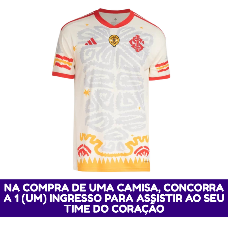 Camisa Masculina Internacional Consciência Negra 2023/24 - Torcedor