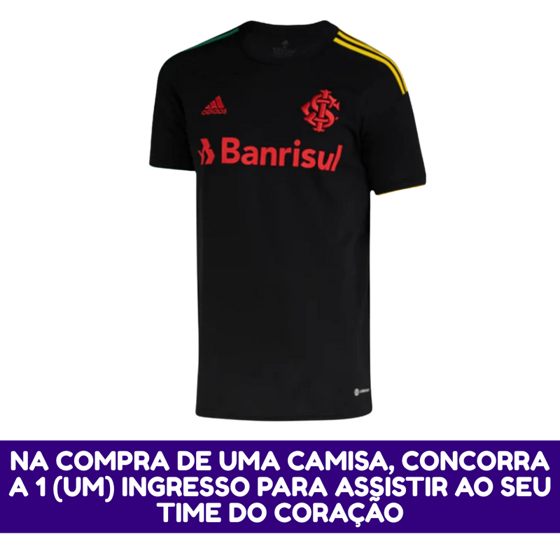 Camisa Masculina Internacional III 2022/23 - Torcedor