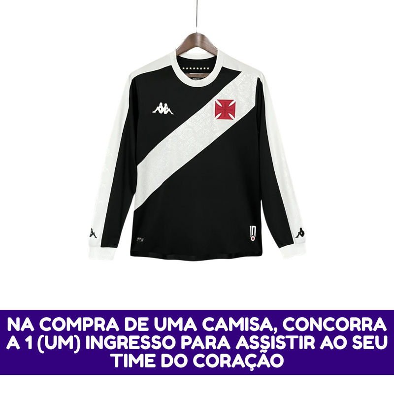 Camisa Vasco Manga Longa