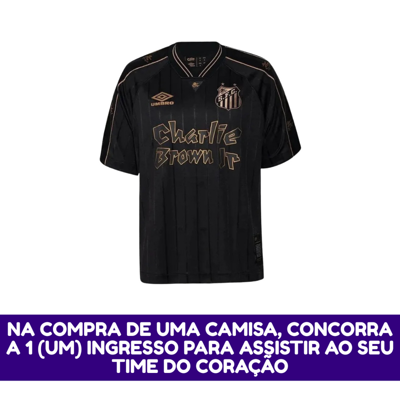 Camisa Santos Edição Especial Charlie Brown JR