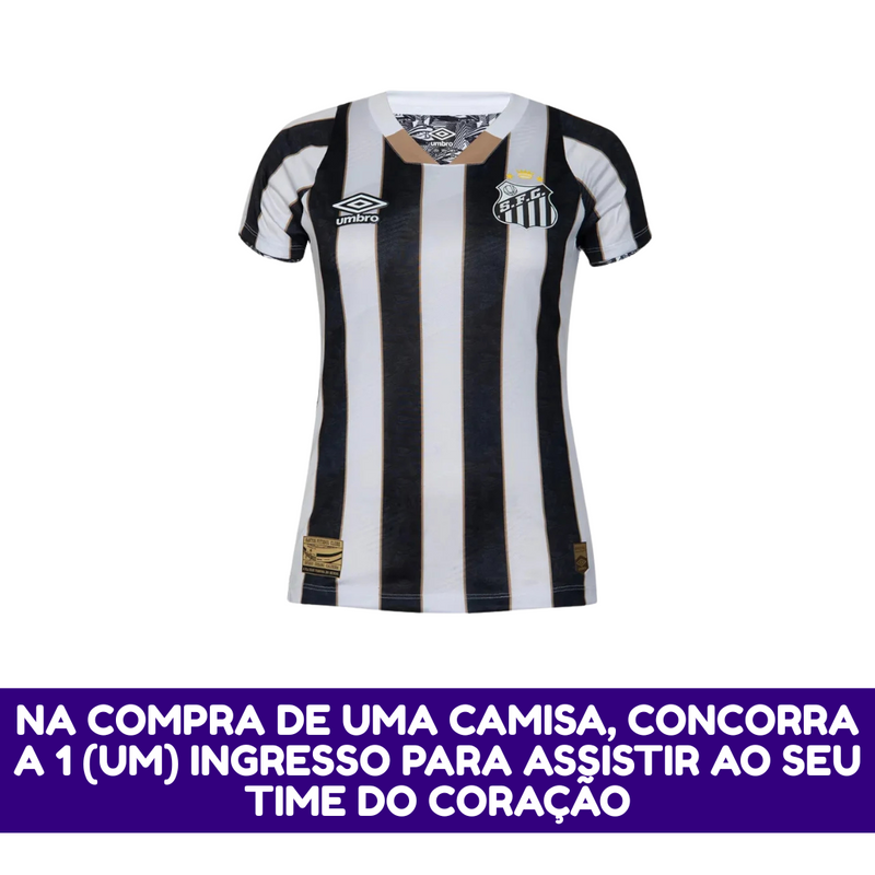 Camisa Feminina Santos II 2024 - Torcedor