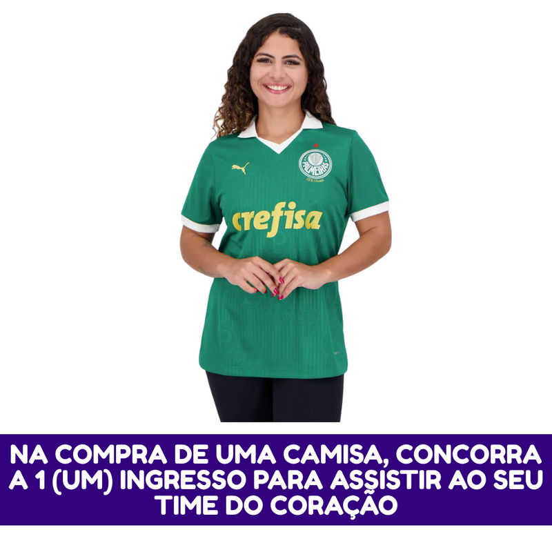 Camisa Feminina Palmeiras I 2024/25 - Torcedor
