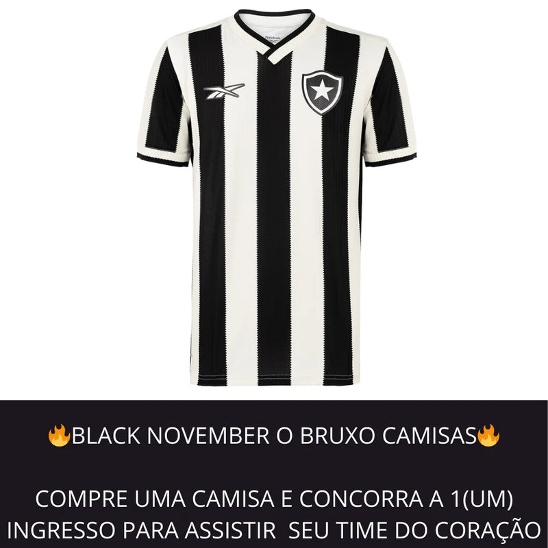 Camisa Masculina Botafogo I 2024/25 - Torcedor