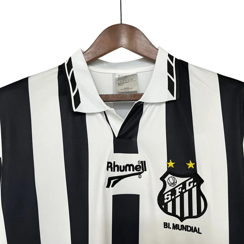 Camisa Masculina Retrô Santos away 1996