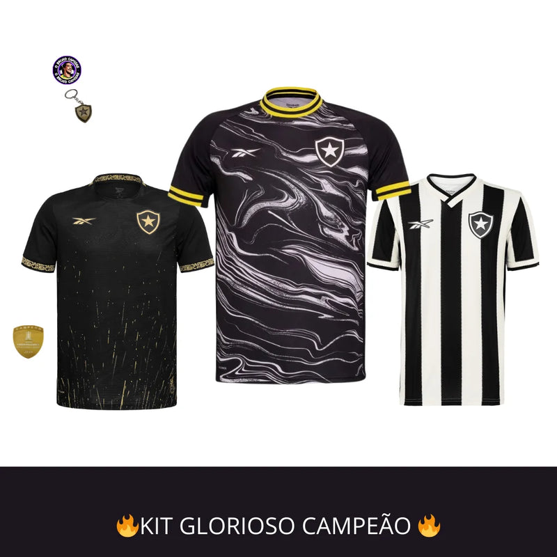 KIT GLORIOSO CAMPEÃO 3 CAMISAS