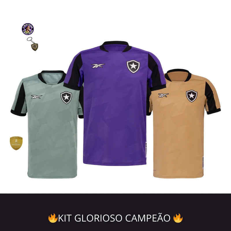 KIT GLORIOSO CAMPEÃO 3 CAMISAS