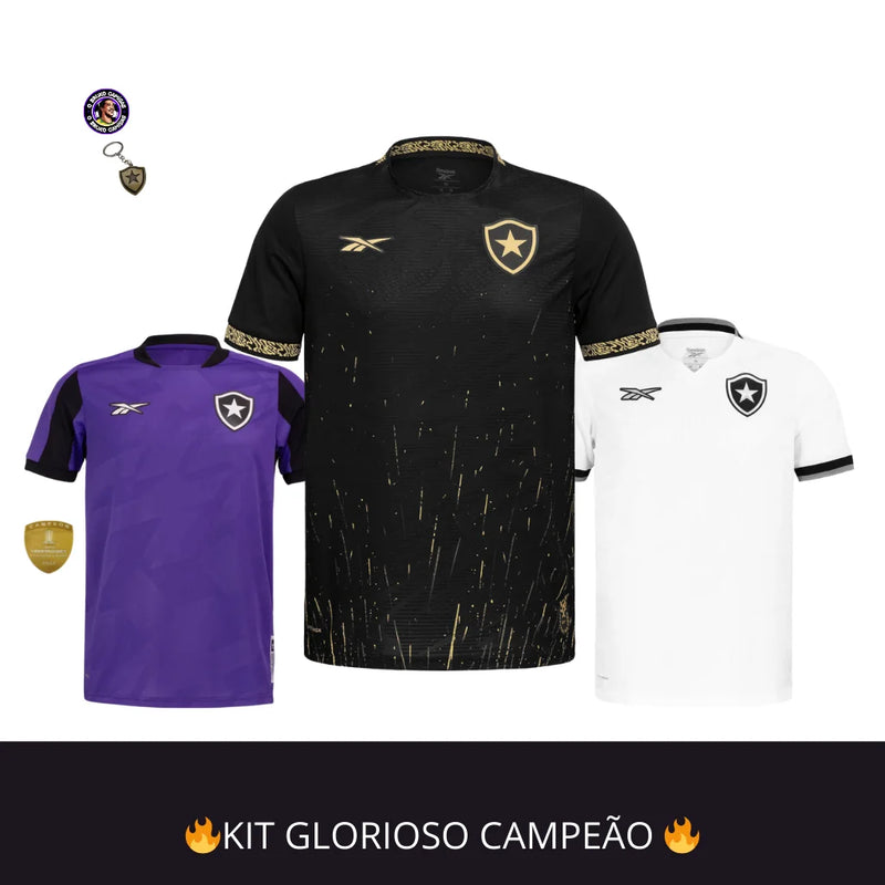 KIT GLORIOSO CAMPEÃO 3 CAMISAS