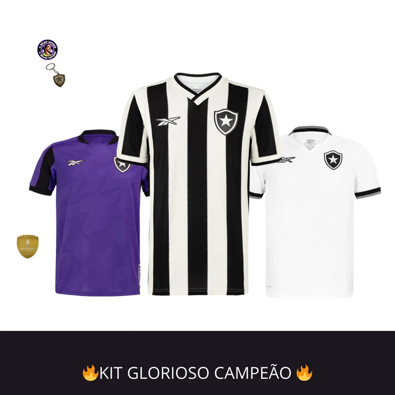 KIT GLORIOSO CAMPEÃO 3 CAMISAS