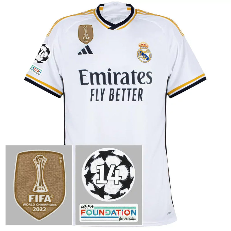 Camisa Masculina I Real Madrid 2023/24 - Torcedor