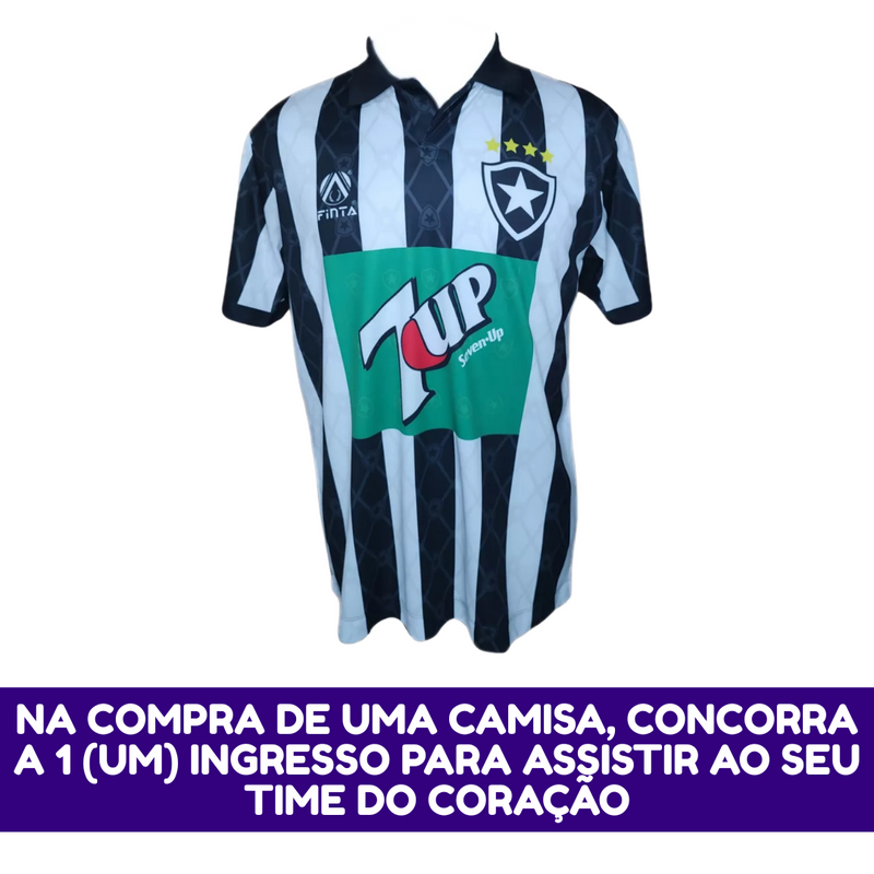 Camisa Masculina Botafogo I 1995/96 - Torcedor