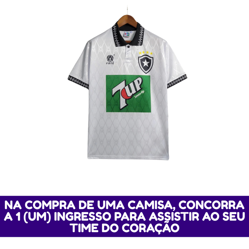 Camisa Masculina Botafogo II Retrô 1995/96 - Torcedor