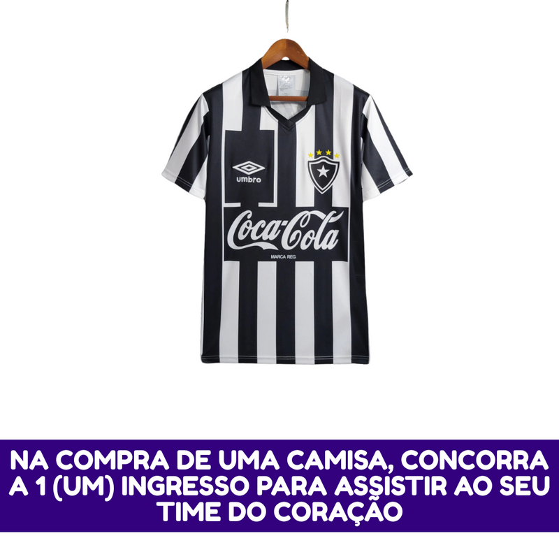 Camisa Masculina Botafogo I Retrô 1992/93 - Torcedor