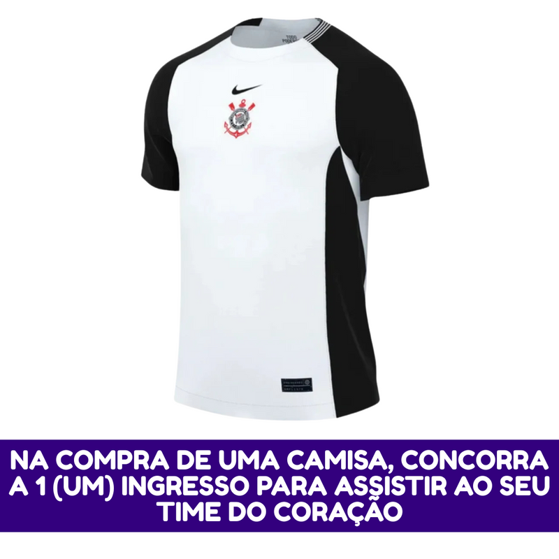 Camisa Masculina Corinthians I 2025/26