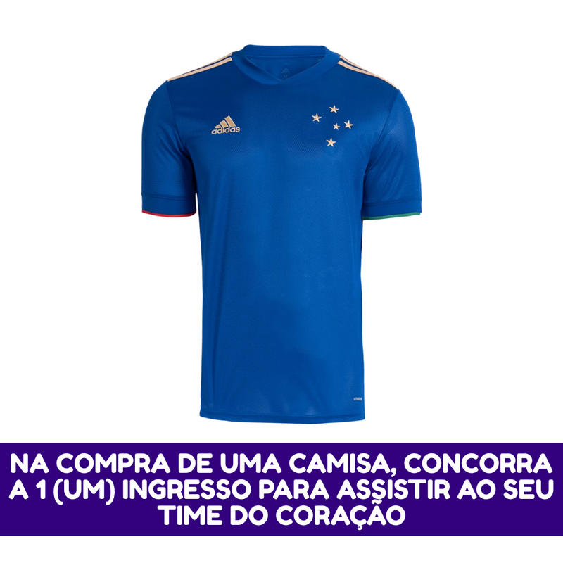 Camisa Masculina Cruzeiro Centenário 2021/22 - Torcedor