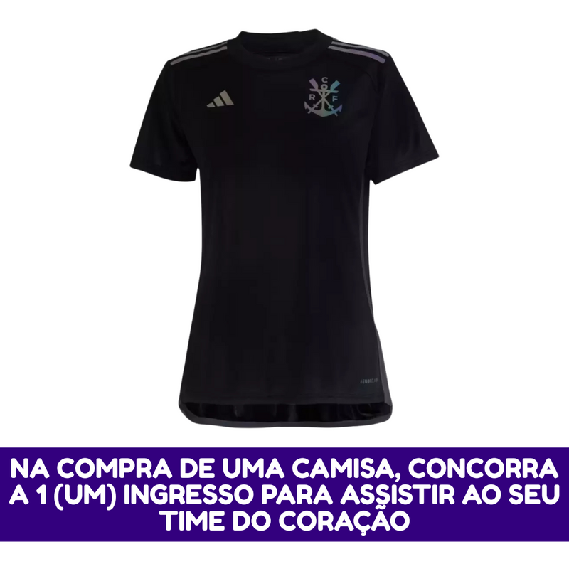 Camisa Feminina Flamengo III 2023/24  - Torcedor