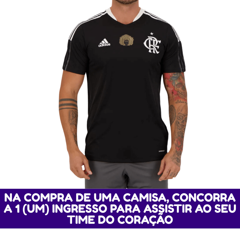 Camisa Masculina Flamengo Consciência Negra 2022/23 - Torcedor