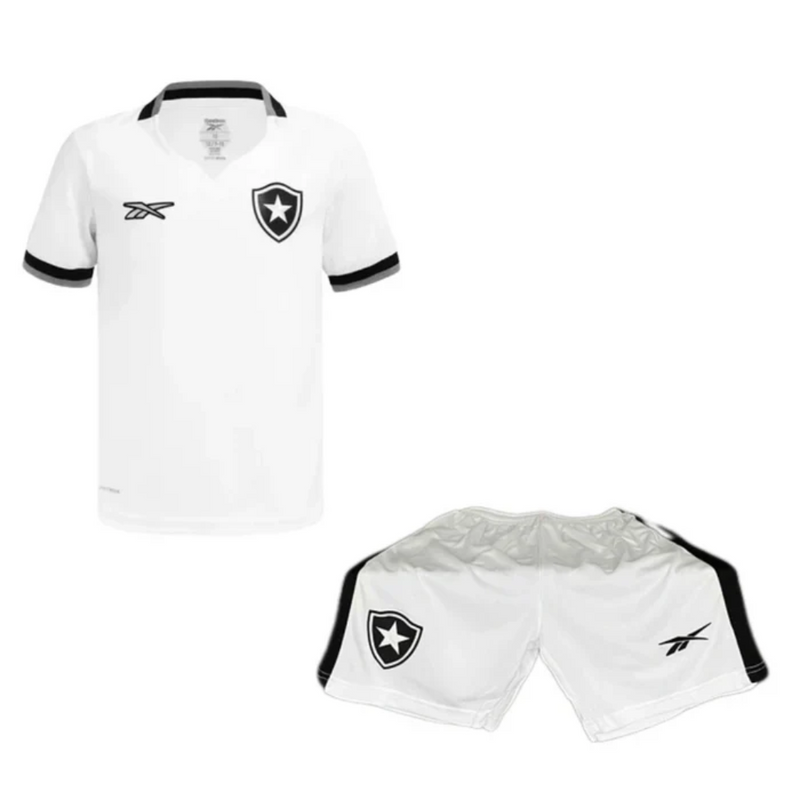 Conjunto Infantil Branco Botafogo 2024/25 -