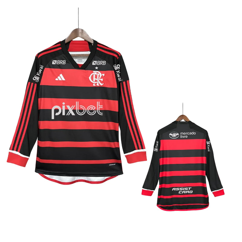 Camisa Flamengo Manga Longa Masculina