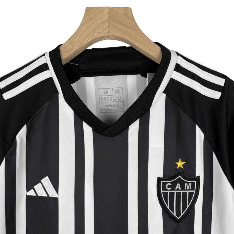 Conjunto infantil Atlético Mineiro 2023/24 - Lançamento - Bassaga Imports